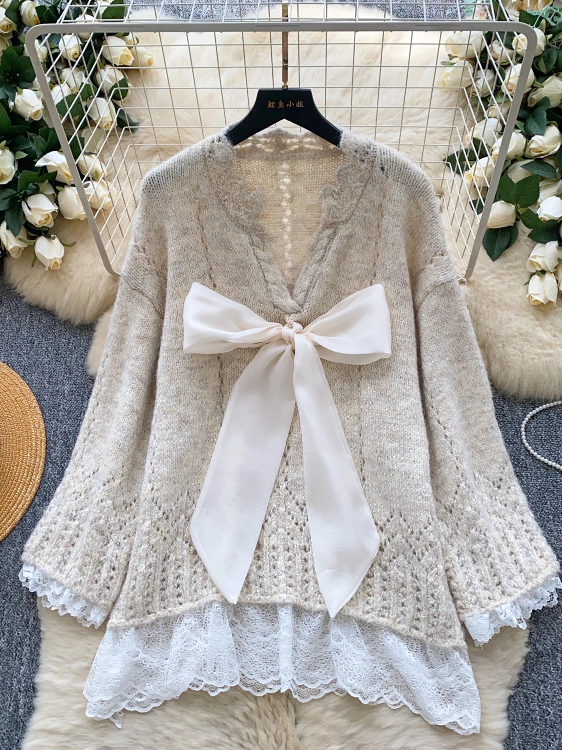 La diva la baby knitted dress KD231 images